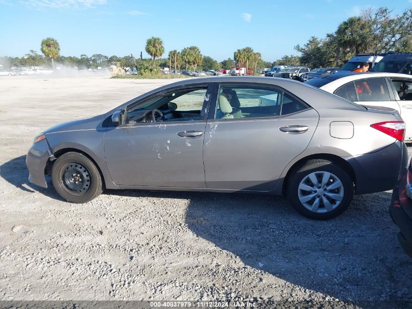 2015 Toyota Corolla L/Le/Le Pls/Prm/S/S Pls VIN: 2T1BURHE9FC310339 Lot: 40837979