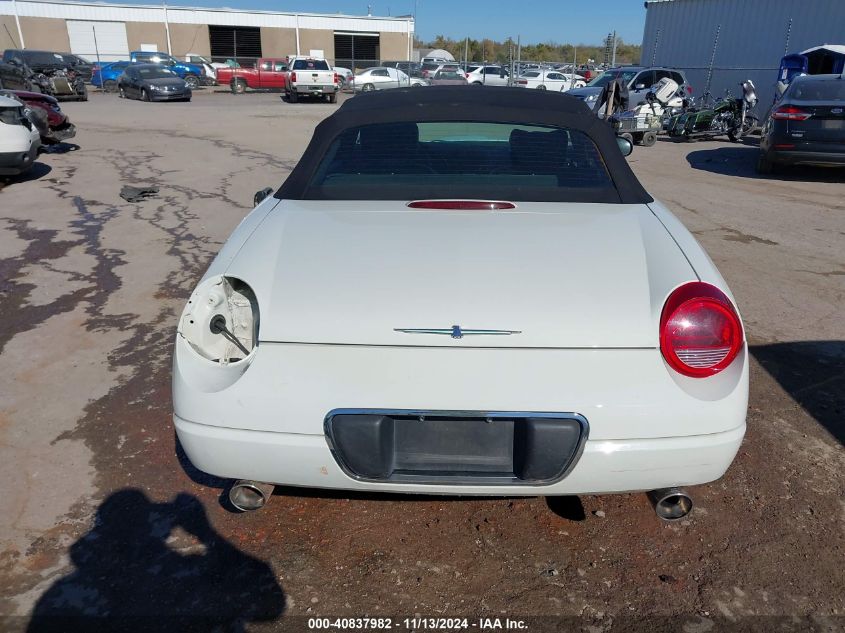 2002 Ford Thunderbird VIN: 1FAHP60AX2Y106038 Lot: 40837982