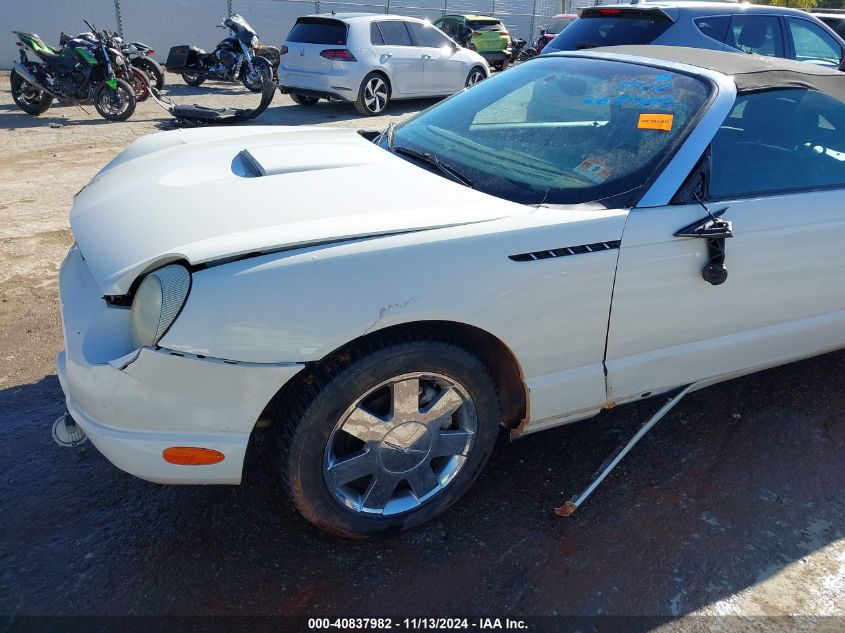 2002 Ford Thunderbird VIN: 1FAHP60AX2Y106038 Lot: 40837982