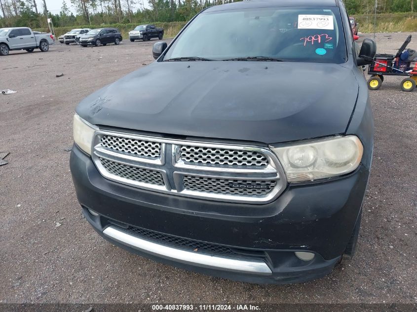 2012 Dodge Durango Sxt VIN: 1C4RDHAG8CC146705 Lot: 40837993