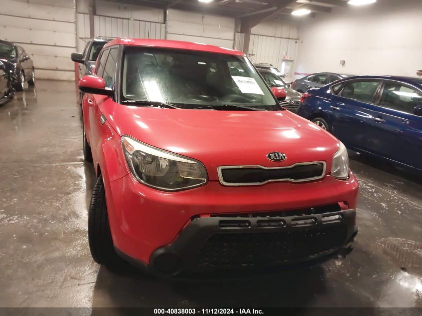 2015 Kia Soul + VIN: KNDJP3A52F7788727 Lot: 40838003