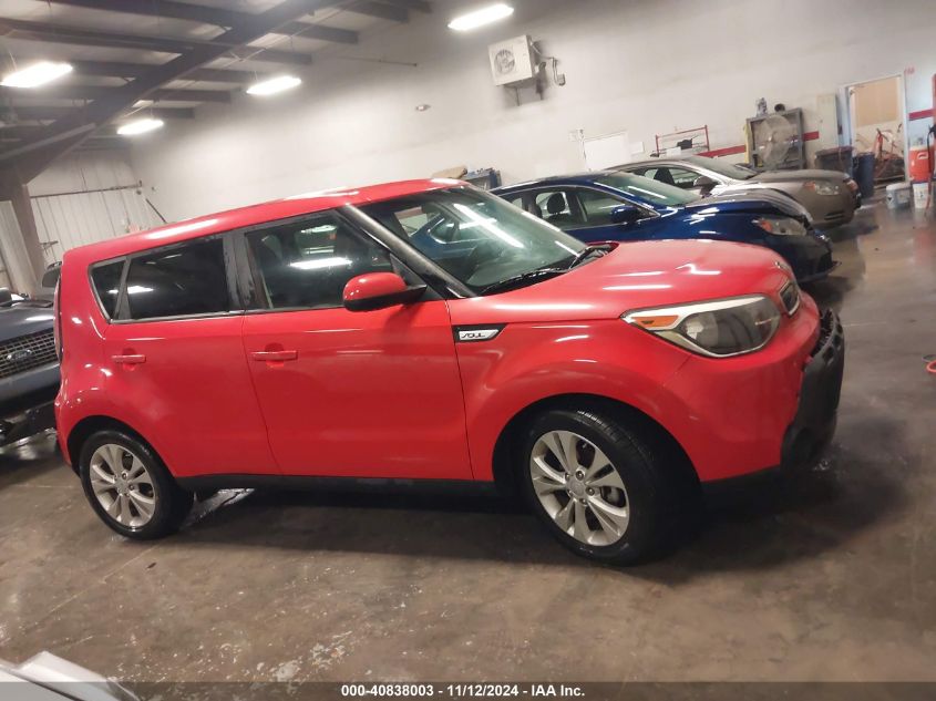 2015 Kia Soul + VIN: KNDJP3A52F7788727 Lot: 40838003