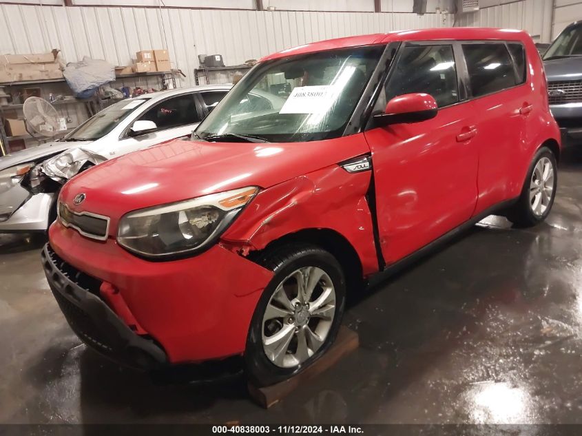 2015 Kia Soul + VIN: KNDJP3A52F7788727 Lot: 40838003