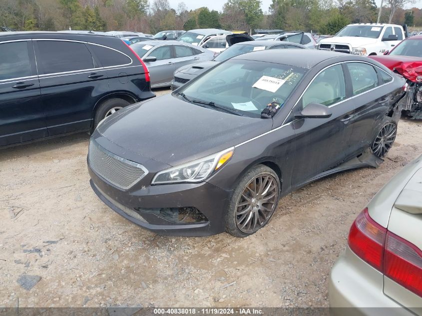 VIN 5NPE24AF3GH343506 2016 Hyundai Sonata, SE no.2