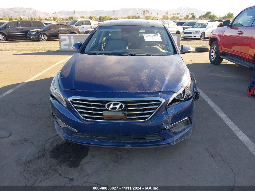 2015 Hyundai Sonata Limited VIN: 5NPE34AF5FH011725 Lot: 40838027