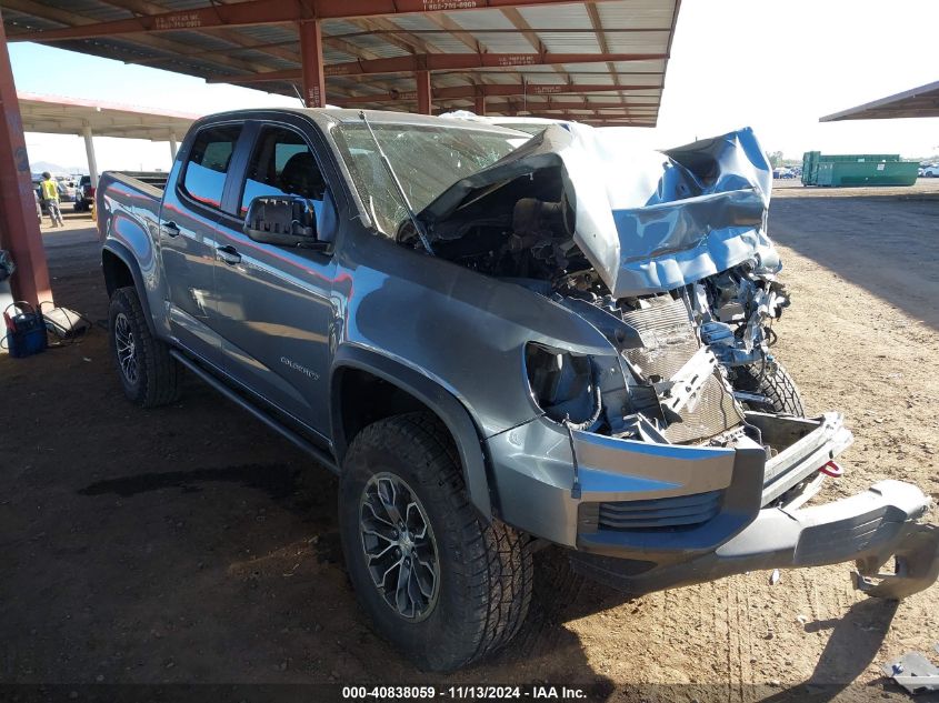 2021 Chevrolet Colorado 4Wd Short Box Zr2 VIN: 1GCGTEEN1M1285458 Lot: 40838059