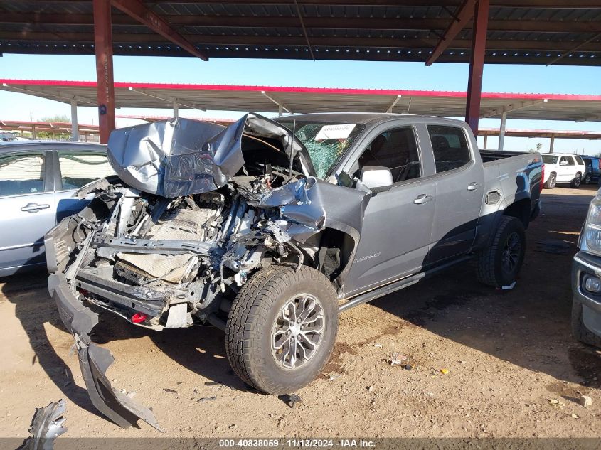 2021 Chevrolet Colorado 4Wd Short Box Zr2 VIN: 1GCGTEEN1M1285458 Lot: 40838059