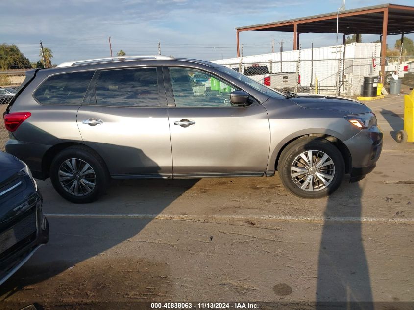 2019 Nissan Pathfinder Sv VIN: 5N1DR2MM2KC596595 Lot: 40838063