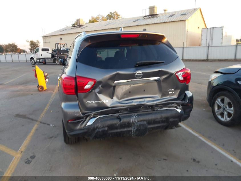 2019 Nissan Pathfinder Sv VIN: 5N1DR2MM2KC596595 Lot: 40838063