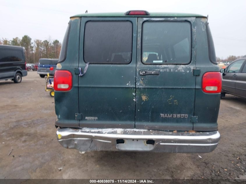 2001 Dodge Ram Wagon 3500 VIN: 2B5WB35Z91K501149 Lot: 40838075