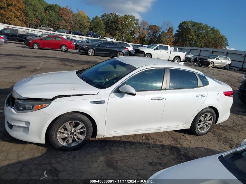 2017 Kia Optima Lx VIN: 5XXGT4L31HG168825 Lot: 40838081