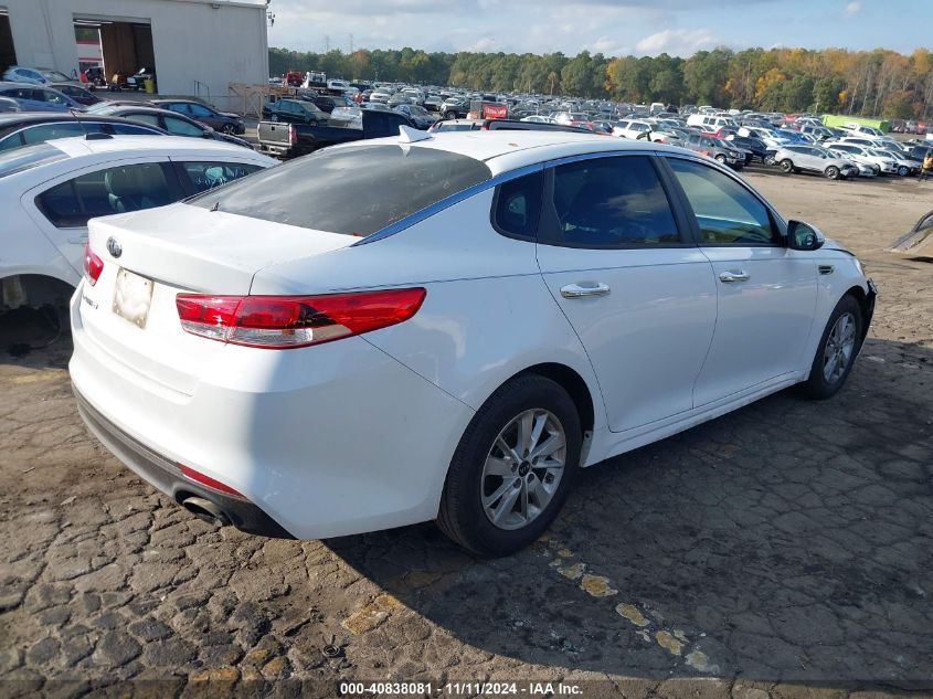 VIN 5XXGT4L31HG168825 2017 KIA Optima, LX no.4