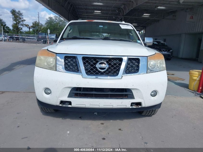 2012 Nissan Armada Platinum VIN: 5N1BA0NF6CN602228 Lot: 40838084