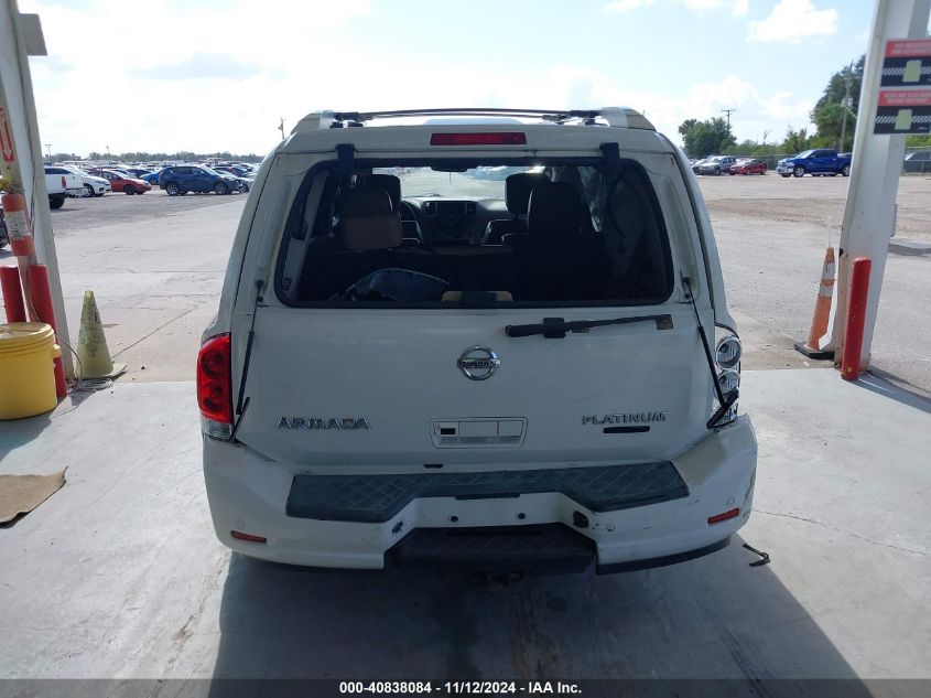 2012 Nissan Armada Platinum VIN: 5N1BA0NF6CN602228 Lot: 40838084