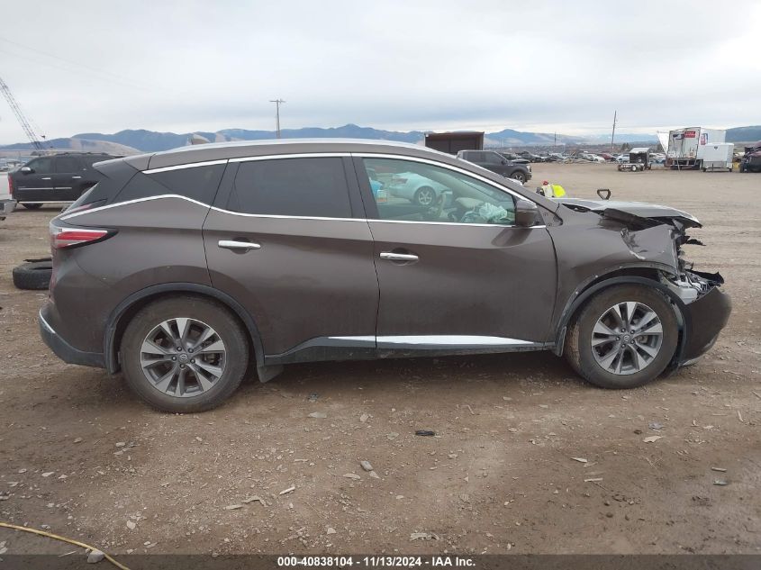 2017 Nissan Murano Sl VIN: 5N1AZ2MH0HN102060 Lot: 40838104