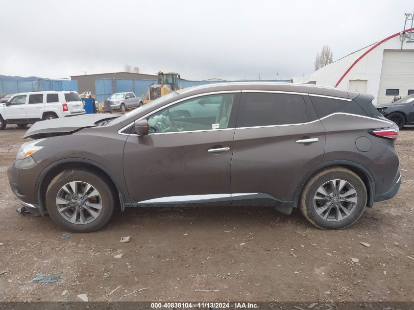 2017 Nissan Murano Sl VIN: 5N1AZ2MH0HN102060 Lot: 40838104