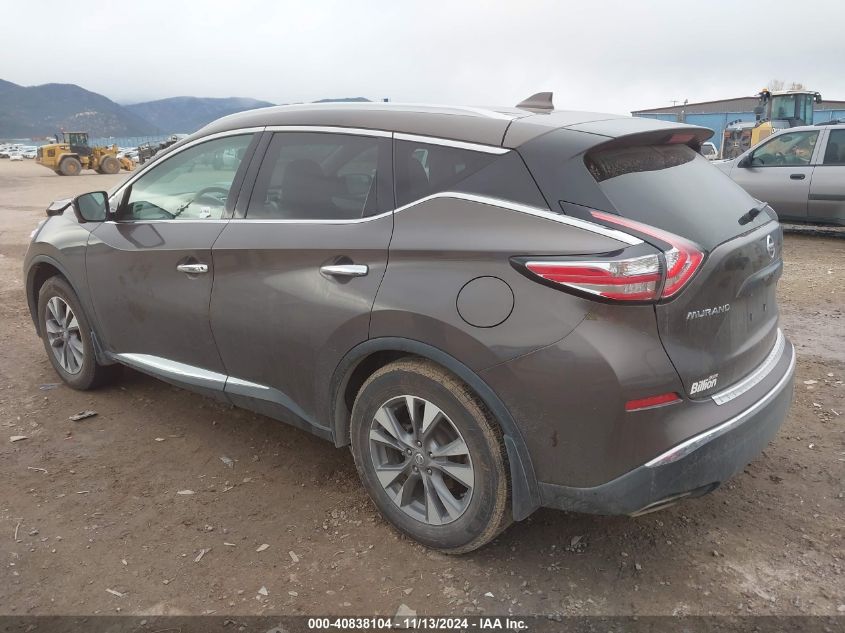 2017 Nissan Murano Sl VIN: 5N1AZ2MH0HN102060 Lot: 40838104