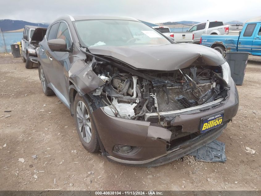 2017 Nissan Murano Sl VIN: 5N1AZ2MH0HN102060 Lot: 40838104