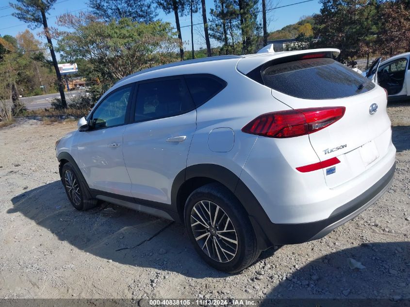 2021 Hyundai Tucson Sel VIN: KM8J33AL7MU334056 Lot: 40838105