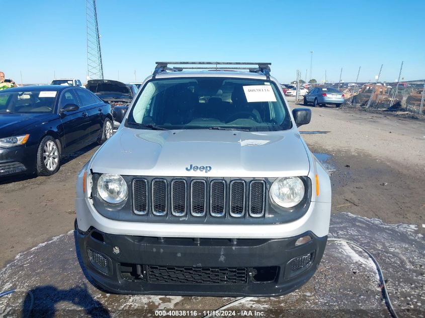 2016 Jeep Renegade Sport VIN: ZACCJAAT2GPD82772 Lot: 40838116