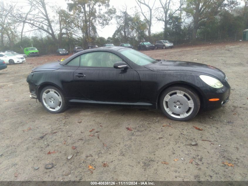 2003 Lexus Sc 430 VIN: JTHFN48Y630047971 Lot: 40838126