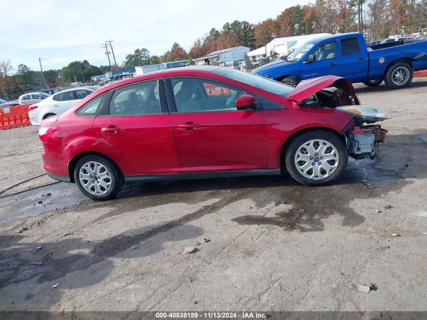 2012 Ford Focus Se VIN: 1FAHP3F21CL389555 Lot: 40838199