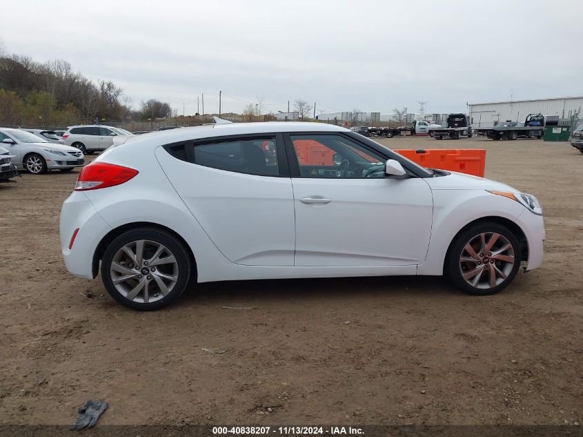 2017 Hyundai Veloster VIN: KMHTC6AD9HU309233 Lot: 40838207