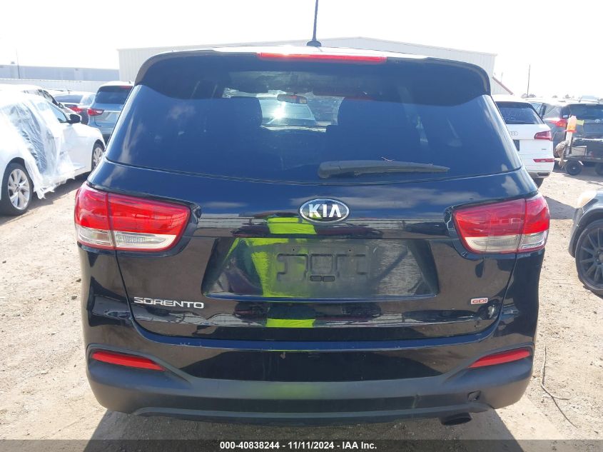 2016 Kia Sorento 2.4L L VIN: 5XYPG4A36GG002446 Lot: 40838244