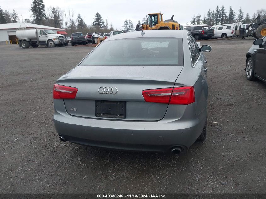 2013 Audi A6 2.0T Premium VIN: WAUGFAFC5DN080096 Lot: 40838246