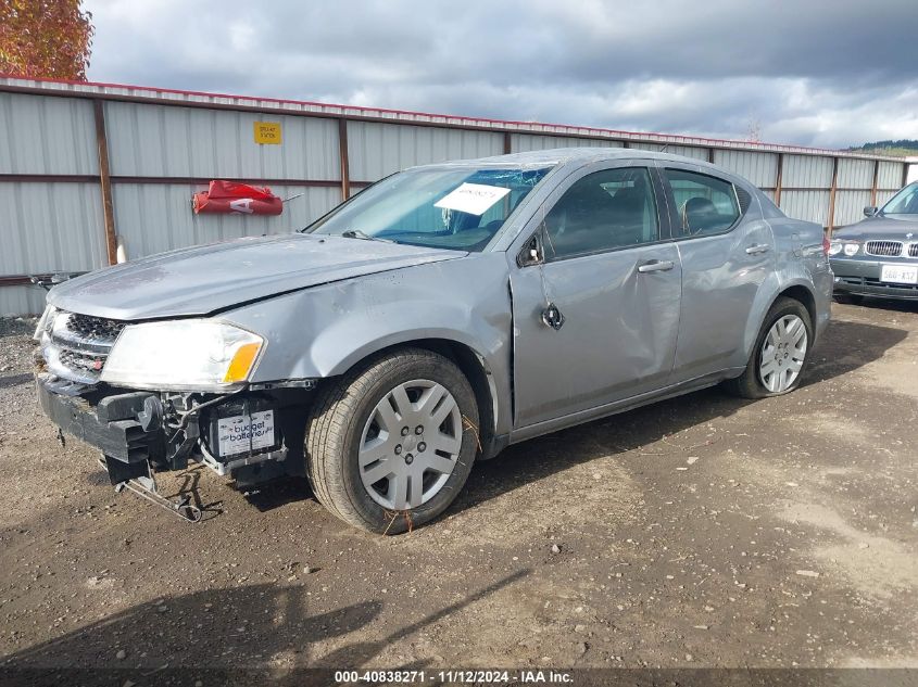 2014 Dodge Avenger Se VIN: 1C3CDZAB9EN169390 Lot: 40838271