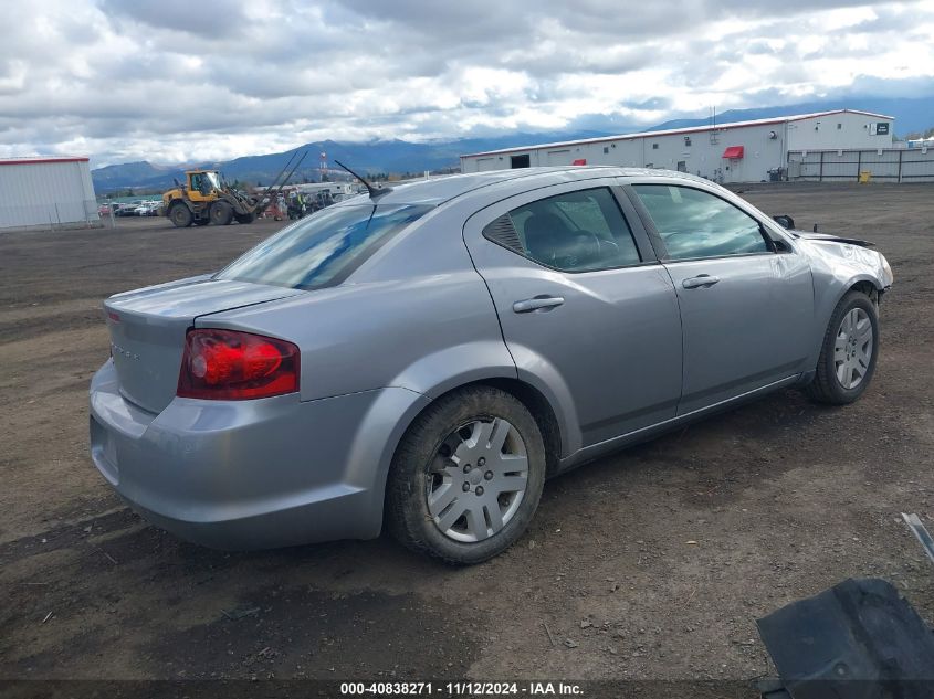 2014 Dodge Avenger Se VIN: 1C3CDZAB9EN169390 Lot: 40838271