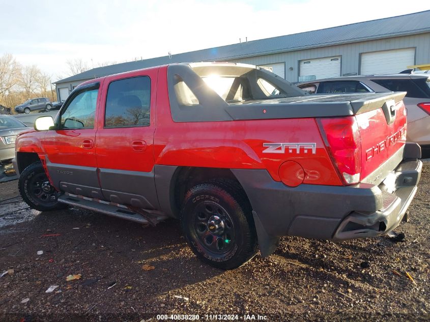 2002 Chevrolet Avalanche 1500 VIN: 3GNEC13T42G157531 Lot: 40838280