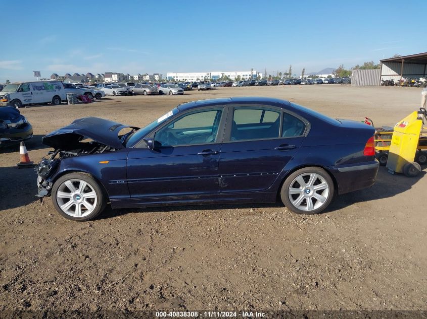 2002 BMW 325I VIN: WBAET37462NG80368 Lot: 40838308