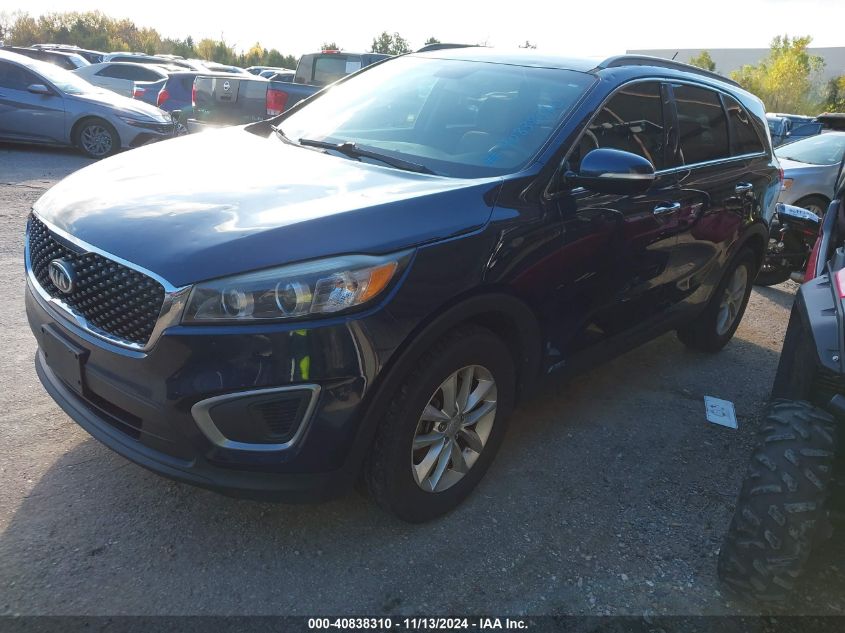 VIN 5XYPGDA50HG191419 2017 KIA Sorento, Lx V6 no.2