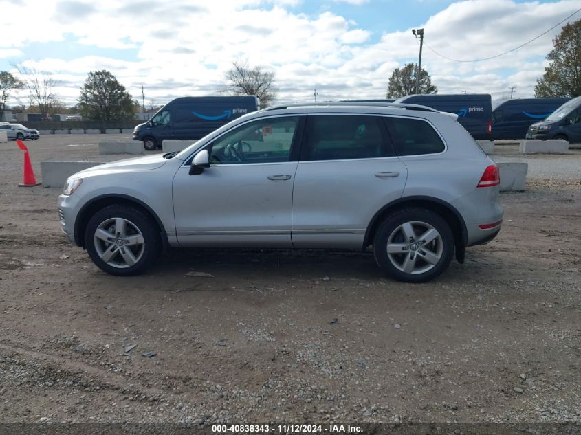 2013 Volkswagen Touareg Vr6 Lux VIN: WVGEF9BP5DD011248 Lot: 40838343