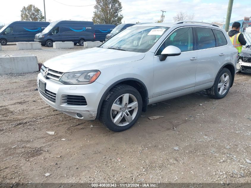 2013 Volkswagen Touareg Vr6 Lux VIN: WVGEF9BP5DD011248 Lot: 40838343