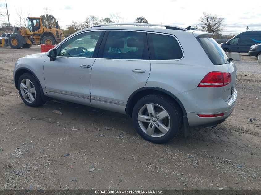 2013 Volkswagen Touareg Vr6 Lux VIN: WVGEF9BP5DD011248 Lot: 40838343