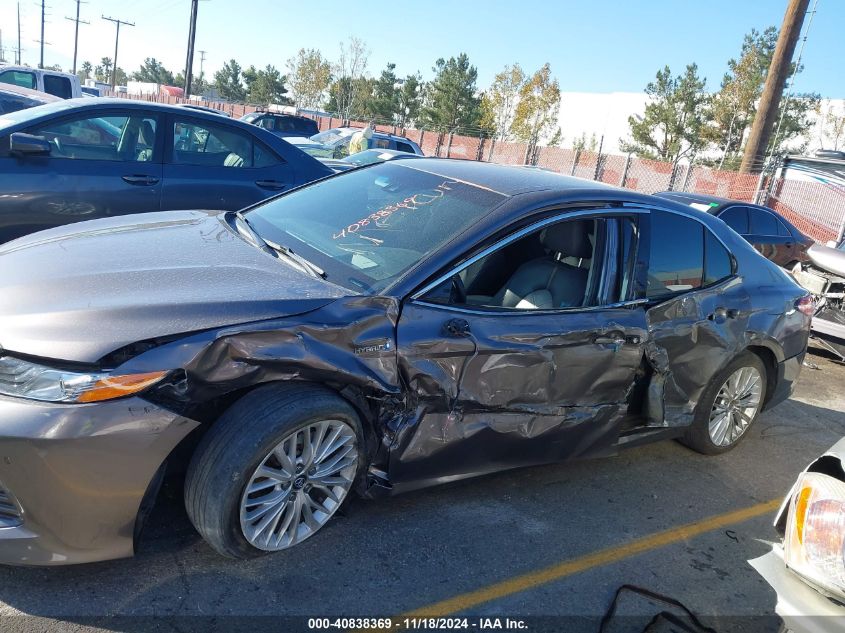 2018 Toyota Camry Hybrid Xle VIN: 4T1B21HK8JU001854 Lot: 40838369