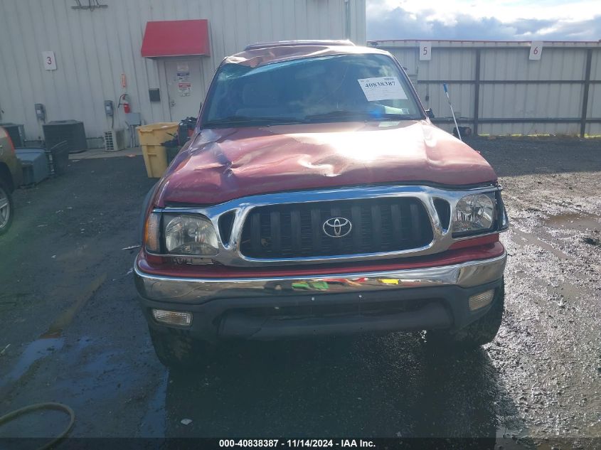 2004 Toyota Tacoma VIN: 5TEWM72N74Z392075 Lot: 40838387