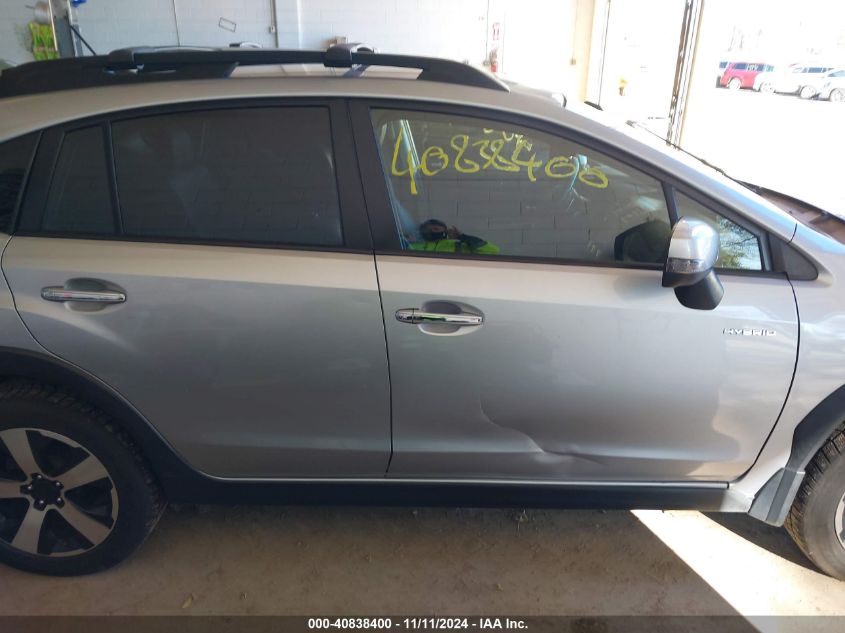 2014 Subaru Xv Crosstrek Hybrid 2.0I Touring VIN: JF2GPBKC1EH335419 Lot: 40838400