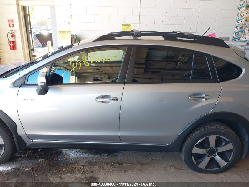 2014 Subaru Xv Crosstrek Hybrid 2.0I Touring VIN: JF2GPBKC1EH335419 Lot: 40838400