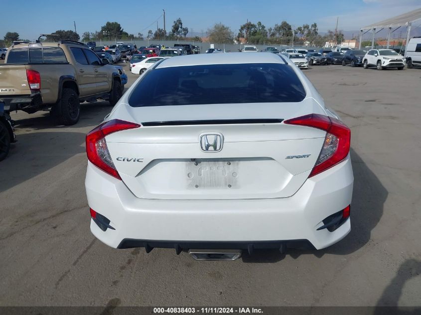 2020 Honda Civic Sport VIN: 19XFC2F84LE204886 Lot: 40838403