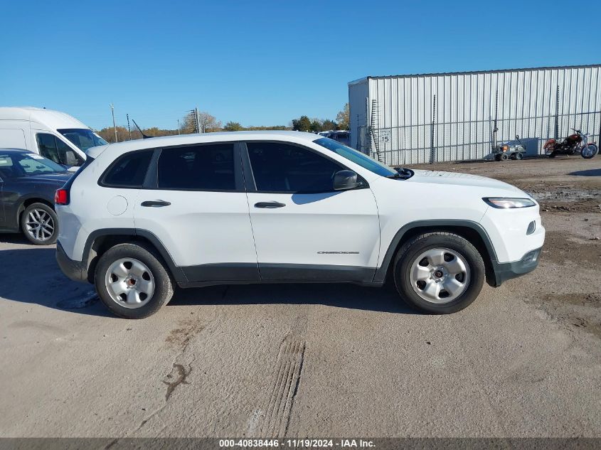 2014 Jeep Cherokee Sport VIN: 1C4PJLAB0EW245494 Lot: 40838446