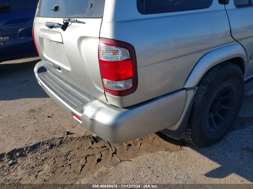 2002 Nissan Pathfinder Se VIN: JN8DR09Y42W714928 Lot: 40838475