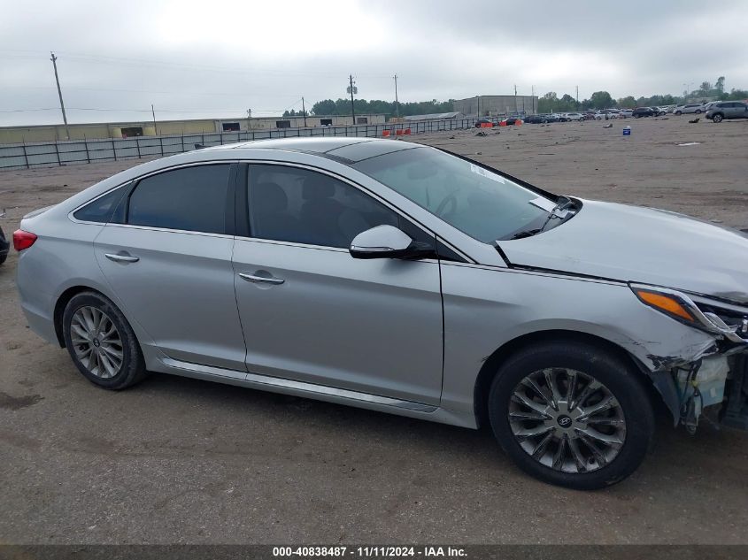 2015 Hyundai Sonata Limited VIN: 5NPE34AFXFH078210 Lot: 40838487