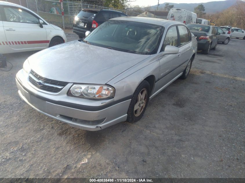 2003 Chevrolet Impala Ls VIN: 2G1WH52K639127210 Lot: 40838498