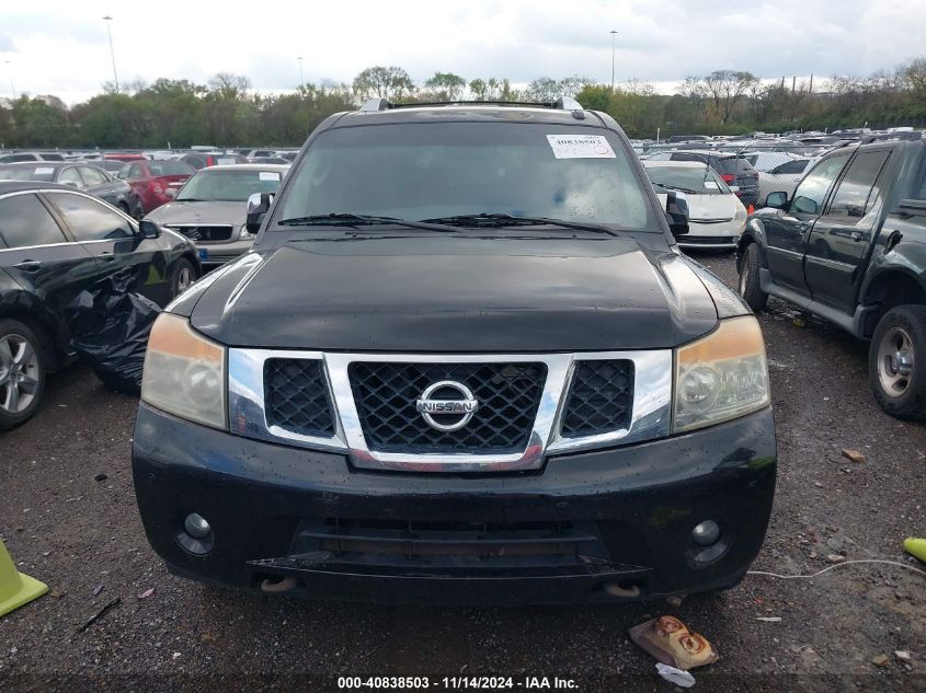 2010 Nissan Armada Platinum VIN: 5N1BA0NF4AN613810 Lot: 40838503