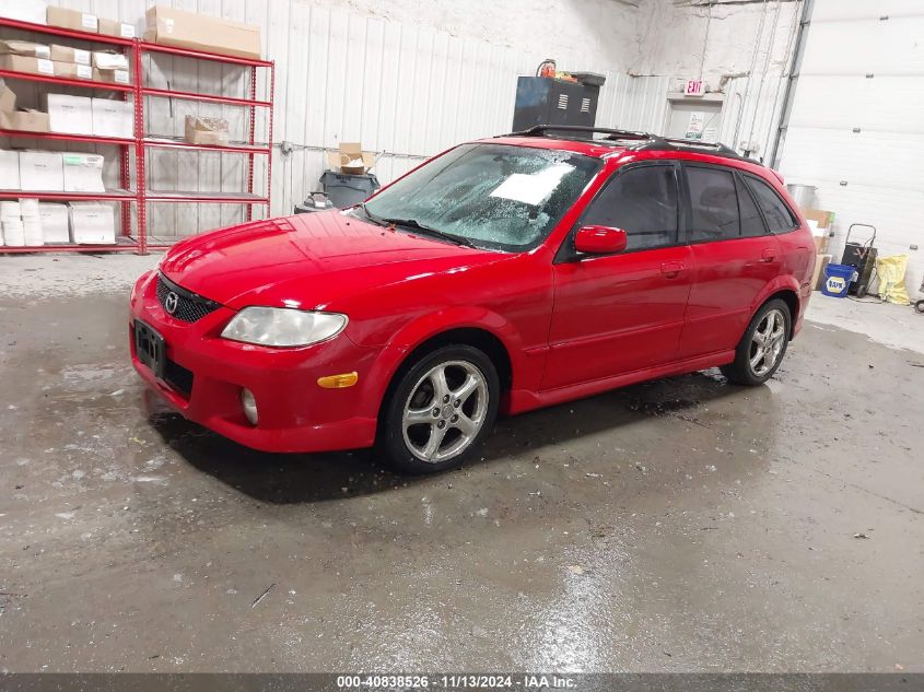 2002 Mazda Protege5 VIN: JM1BJ246021585028 Lot: 40838526