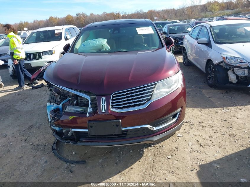 2018 Lincoln Mkx Reserve VIN: 2LMPJ8LR3JBL26590 Lot: 40838559