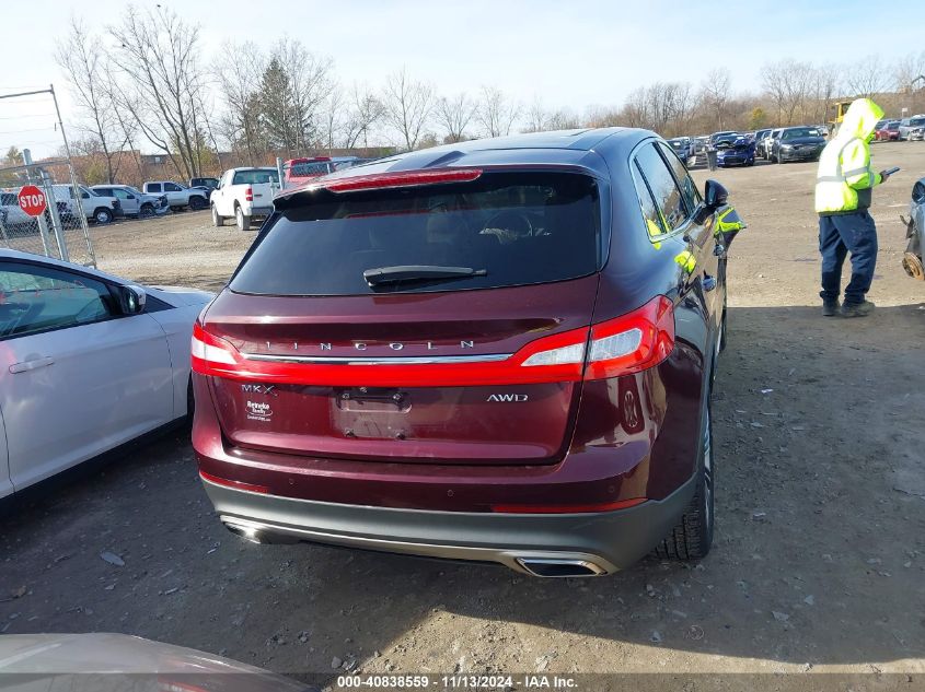 2018 Lincoln Mkx Reserve VIN: 2LMPJ8LR3JBL26590 Lot: 40838559